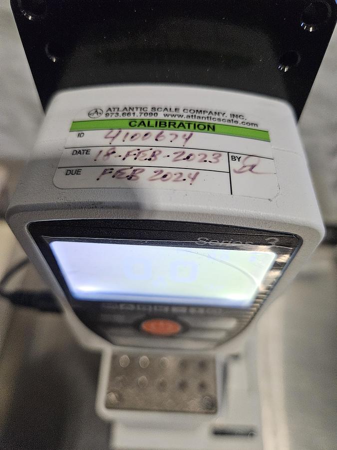 Used MARK-10 MANUAL FORCE TEST STAND WITH SERIES 3 DIGITAL FORCE GAUGE – MODEL M3-500 – 500 LBF / 250 KGF / 2500 N – EXCELLENT CONDITION