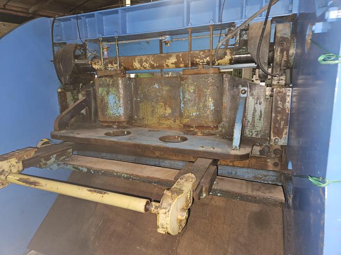 Used Clumbia 406PSG Power Shear Cuts 1/4" Mild Steel 92" Blade Length with Back Gauge