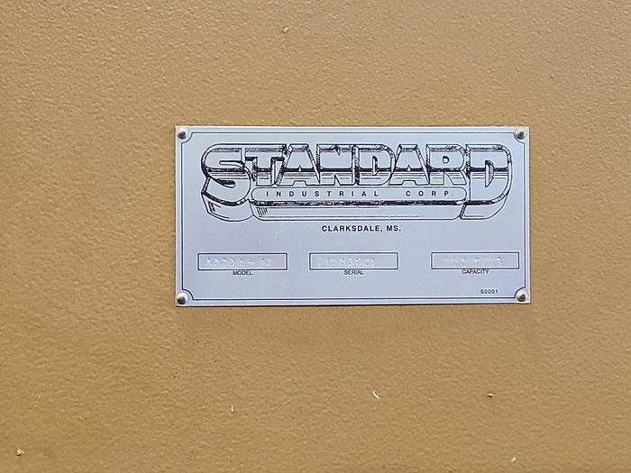 Used Standard Metal Brake Model AB 200 with Back Gauge  Serial Number F100321291