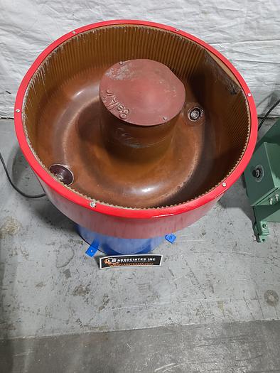 Used Belair 24 Inch Vibratory Finishing Machine 110 Volts