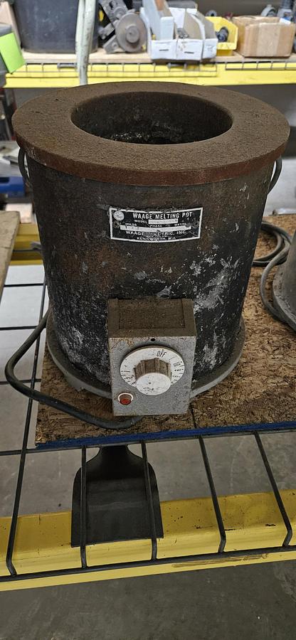 Used Electric 110V Metal Melting Furnace 40 Lbs Fishing Lures Sinkers Jewelry Pewter Lead Cast
