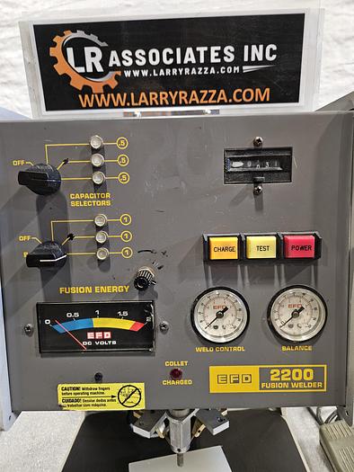 Used EFD 2200 Fusion Welder weld to brass steel gold silver copper FAST!