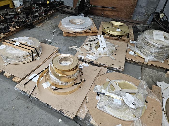 Used Well Established Stamping Company Liquidation!!!... Punch Presses, Tool Room Equipment, Tooling & Brass/Copper Stock, ALL MUST GO!! !!