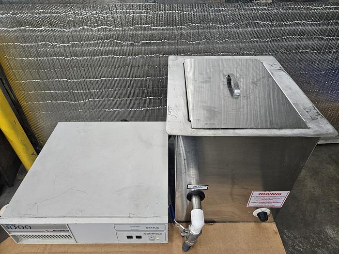 Used Branson Ultrasonic Cleaner 25 kHz Wash System with Heated SS Tank & Basket 5 Gallon Capacity