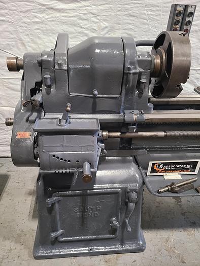 Used Southbend 16 x 60 Metal Lathe 220 Volts 3 Phase with Collets, Collet Changer, Taper Attachment and Threading Plus 4 Jawchucks