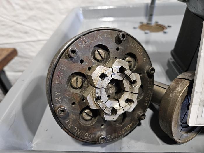 Used Wade American Made Dove Tail Turret Metal Lathe with Tooling RARE!