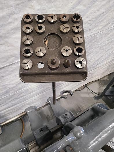 Used Southbend 16 x 60 Metal Lathe 220 Volts 3 Phase with Collets, Collet Changer, Taper Attachment and Threading Plus 4 Jawchucks