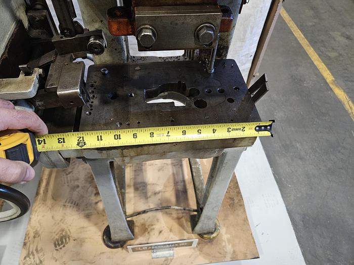 Used Perkins 9 Ton Punch Press Crimping Stamping Steel Brass