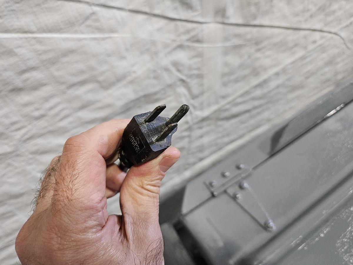 Used Greco Wet Tumbler Rotary Finishing Machine Polish Metal Automatically 110V