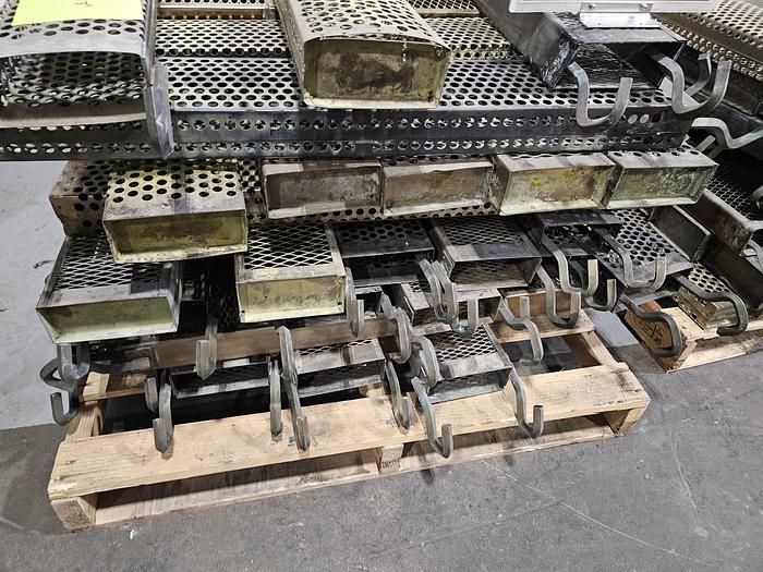 Used Lot of 36 Anode Baskets Titanium for Electroplating Plating Anode Holders for Tank... one price!