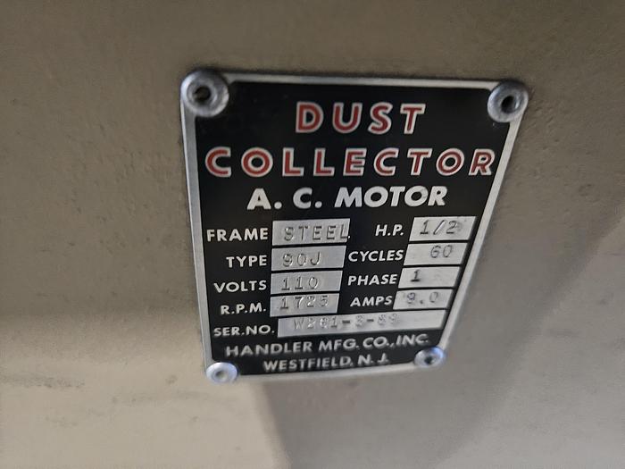 Used Polishing Buffing Double Head with Dust Collector Built-in 110V