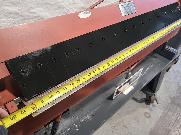 Used Northern 40 Inch Finger Brake Sheet Metal Bending 