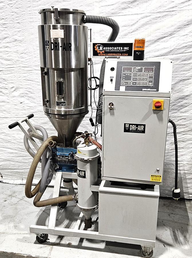 Used DRI-AIR HPD-2 HIGH TEMPERATURE DESICCANT RESIN DRYER – 60 LB STAINLESS HOPPER – ADVANCED DIGITAL CONTROL – 480V – TESTED & RUNNING