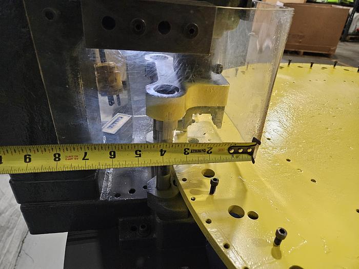 Used Hugold Automated Stamping Crimping Air Press with Rotary Table and Tooling