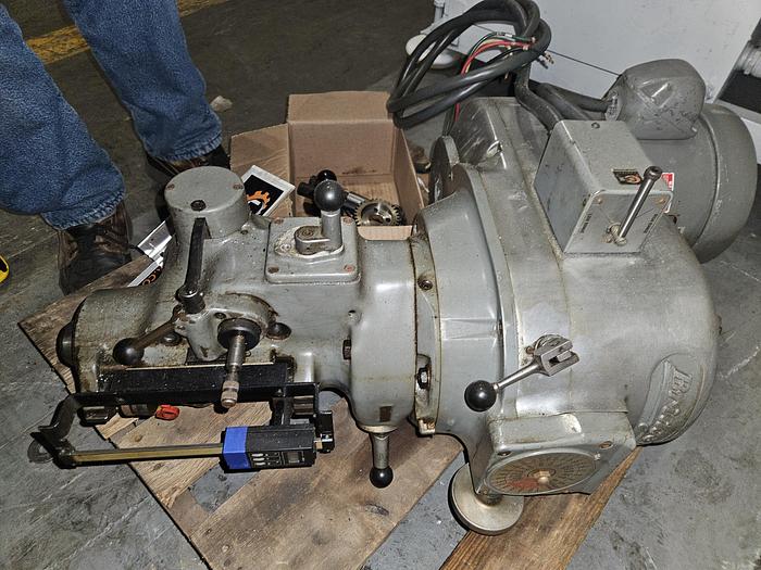 Used Bridgeport Variable Speed Mill Head 1-1/2 HP 230V 3 Phase HEAD REPLACEMENT ...TESTED!!!