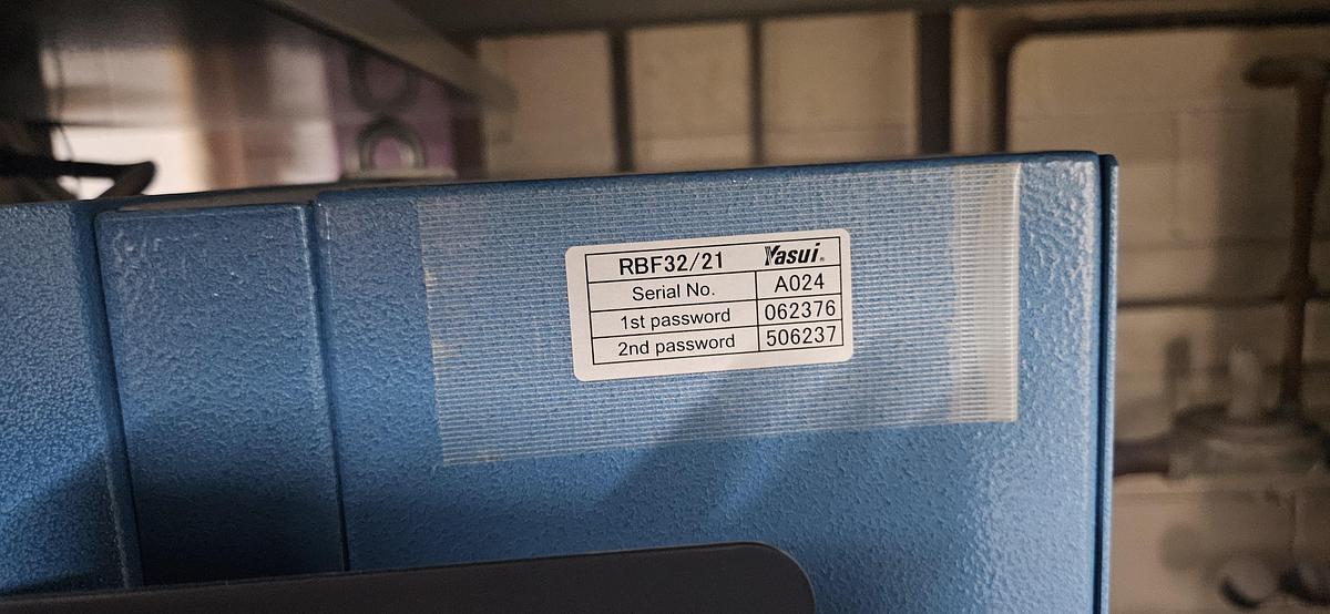 Used YASUI RBF32/21 ROTARY BURNOUT FURNACE Programmable Touchscreen Control – 220V / 60 Amp – 2024 – Excellent Condition