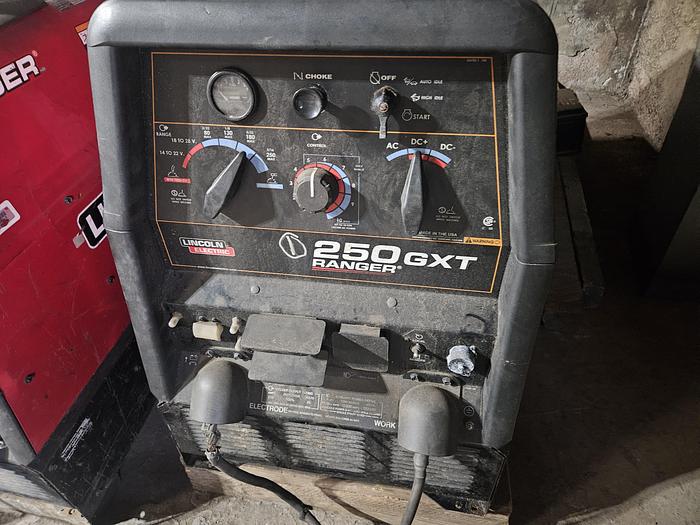 Used Lincoln Ranger 250 GXT Engine Welder Generator TIG MIG Portable Welding 5 available!!