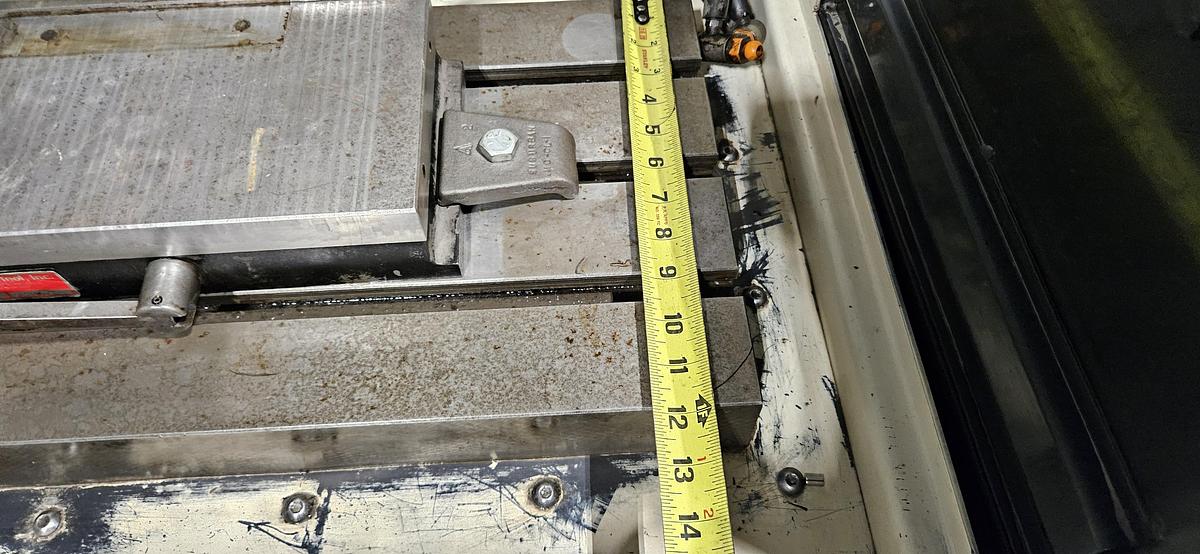 Used BELMONT TECHNOLOGIES CNC SINKER EDM – 60 AMP POWER SUPPLY – ORBITAL EDM HEAD – DROP TANK – FIRE SUPPRESSION – 220V 3 PHASE