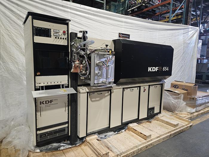 Used KDF 654i sputtering batch systems dual load lock in-line RF / DC side