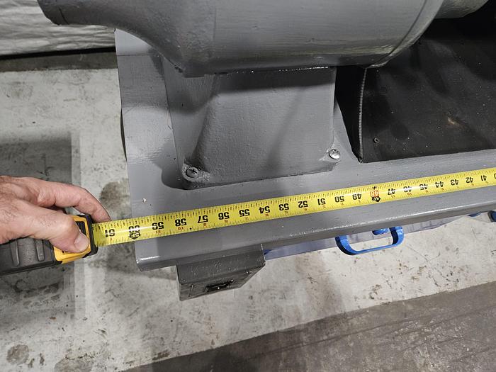 Used Buffing Polishing Machine Double Baldor Motors with Hoods & Bench 220V 3 Phase