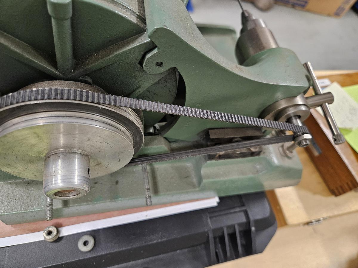 Used DEMCO Belt Drive Grinder Mini Polishing Machine Spindle Grinder 110V