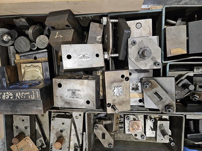 Used Military Insignia Tooling for making Medals Rank Designations Hundreds of Styles for punch press