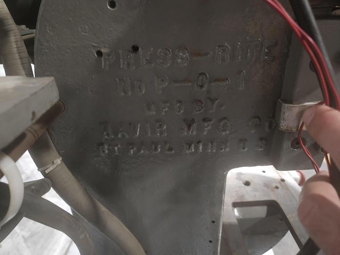 Used Stamping Punch Press 5 Ton Press-Rite No. 1 Forging Piercing