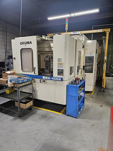 Used Okuma MX-40HA Horizontal CNC Milling Machine with Pallet Changer ...