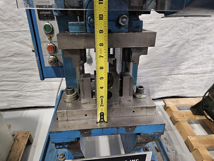 Used Kenco 10 Ton Bench Press 460 Volts Crimping Stamping Steel Brass