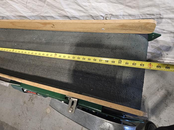 Used Rapistan Demag Power Conveyor 64 x 14 inch 208 230 460 3 phase