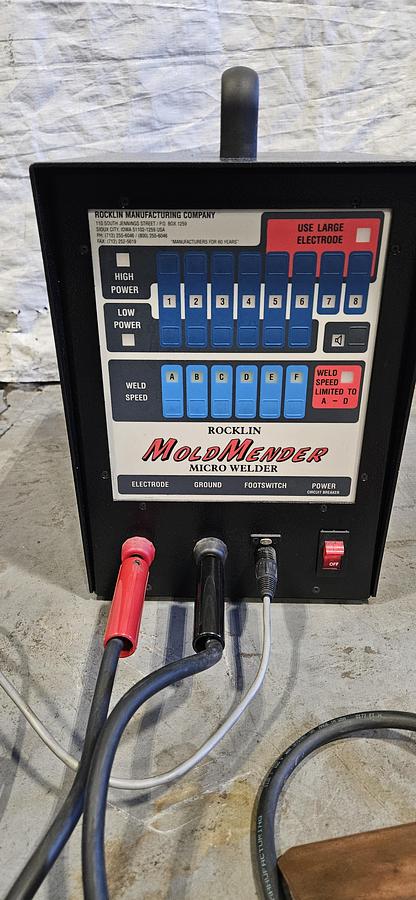 Used Rocklin MoldMender Model 912 Micro Welder 