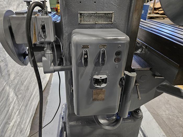 Used Van Norman No. 12 Milling Machine with Power Feed & Rotating Vise 220V 3PH