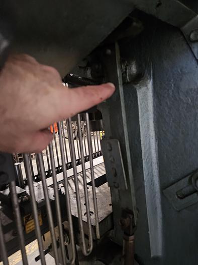 Used 5 Ton Perkins Punch Press Air Clutch & Air Brake Palm Buttons anti-tiedown VFD Stamping Press