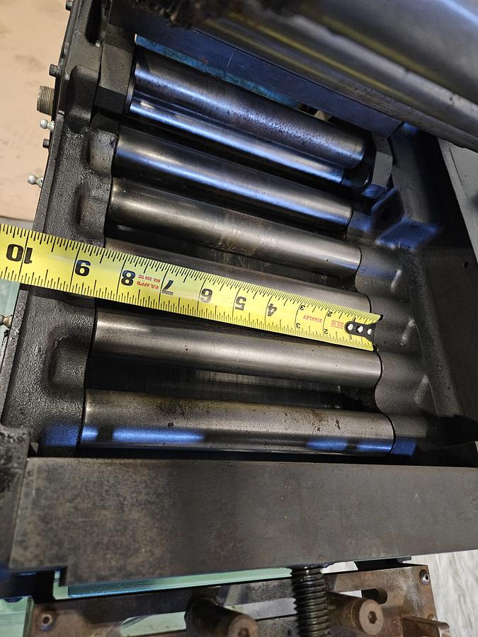 Used RAPID-AIR SS8-A POWERED STOCK STRAIGHTENER – 8" WIDTH CAPACITY – VARIABLE SPEED – ELECTRONIC LOOP CONTROL – 220V / 3 PHASE
