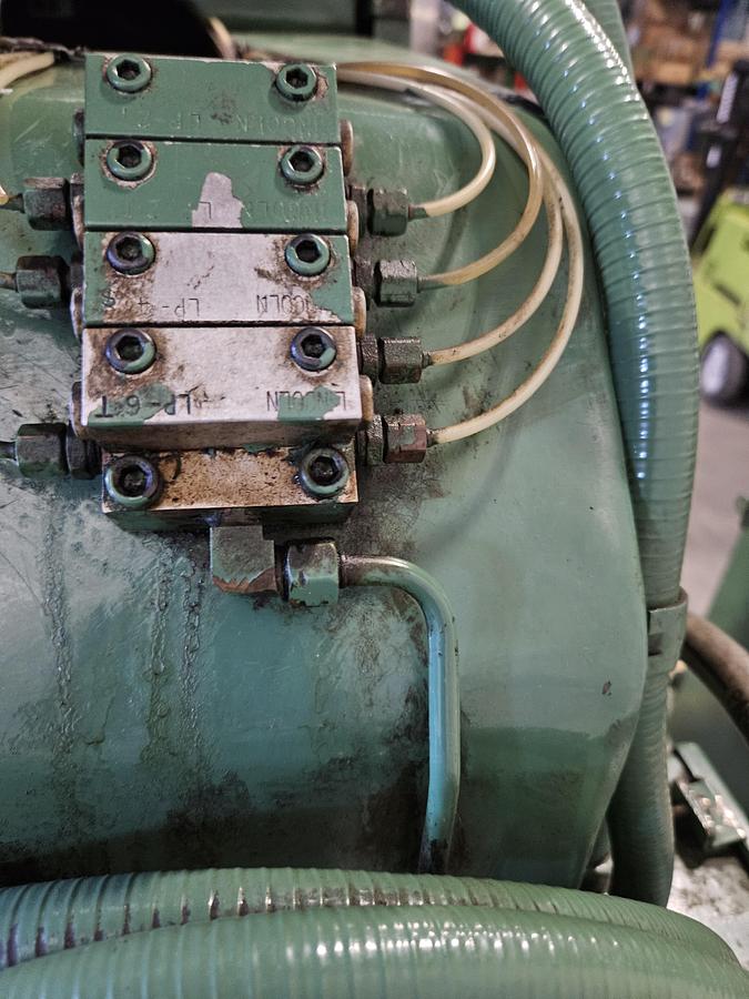 Used 27 Ton L&J Punch / Trim Press Air Clutch Air Brake 2" Adj. with Palm Buttons