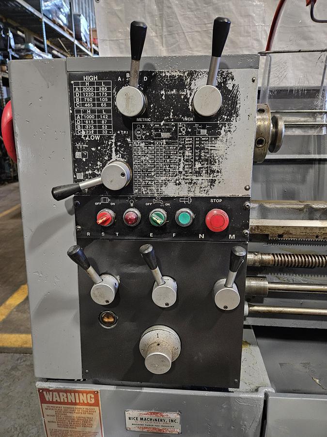 Used SHARP 1340E ENGINE LATHE – 13" x 40" – EXTENSIVE TOOLING – EXCELLENT CONDITION!!