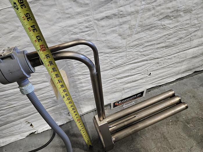 Used Technics 1200 Watt 480 Volt 15 Amp Triple In-Tank Immersion Electric Heater