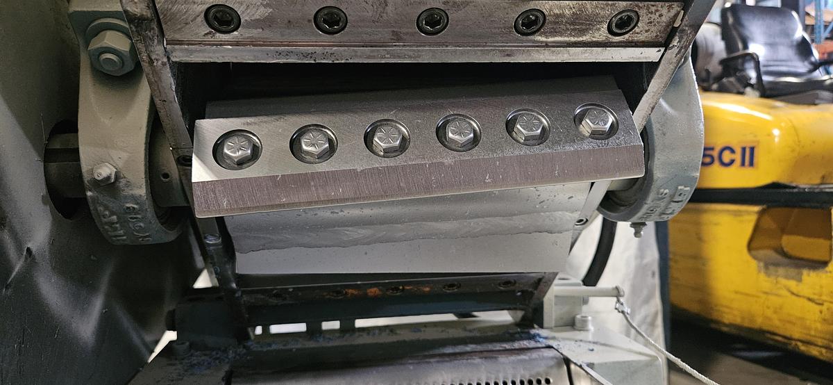 Used NELMOR G810LS LOW-SPEED PLASTIC GRANULATOR – 8" X 10" – 3 HP – GEARED LOW-SPEED DRIVE – 230V 3 PHASE – SHARP KNIVES – BIN DISCHARGE – HEAVY-DUTY