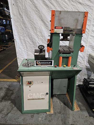 Used CMC 165 Ton Hydraulic Coining Press Hobbing Gold Silver