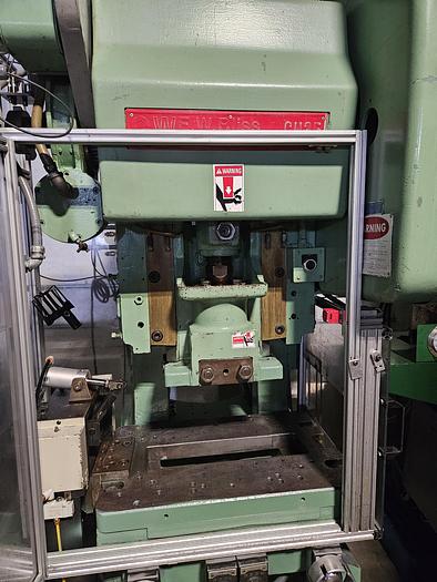 Used BLISS 35 Ton Stamping Punch Press Air Clutch & Brake 220v