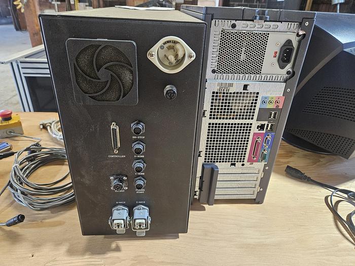 Used Micro Edge Retro System 5x10 Plasma Cutting Machine with Power Max 1650 G3 Series Fast Steel Cutting