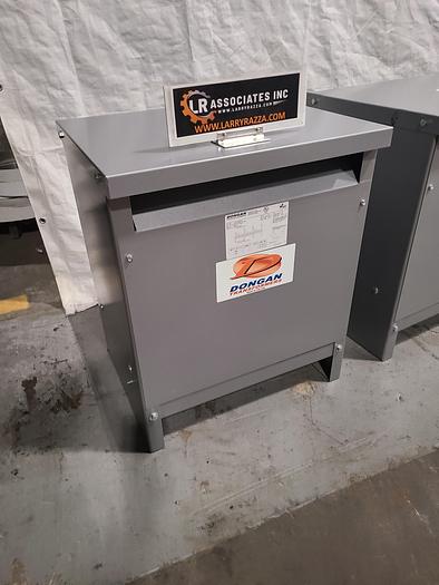 Used Dongan 30 KVA 3 Phase Transformer 208/240 Primary 480Y/277 V Secondary Tested!