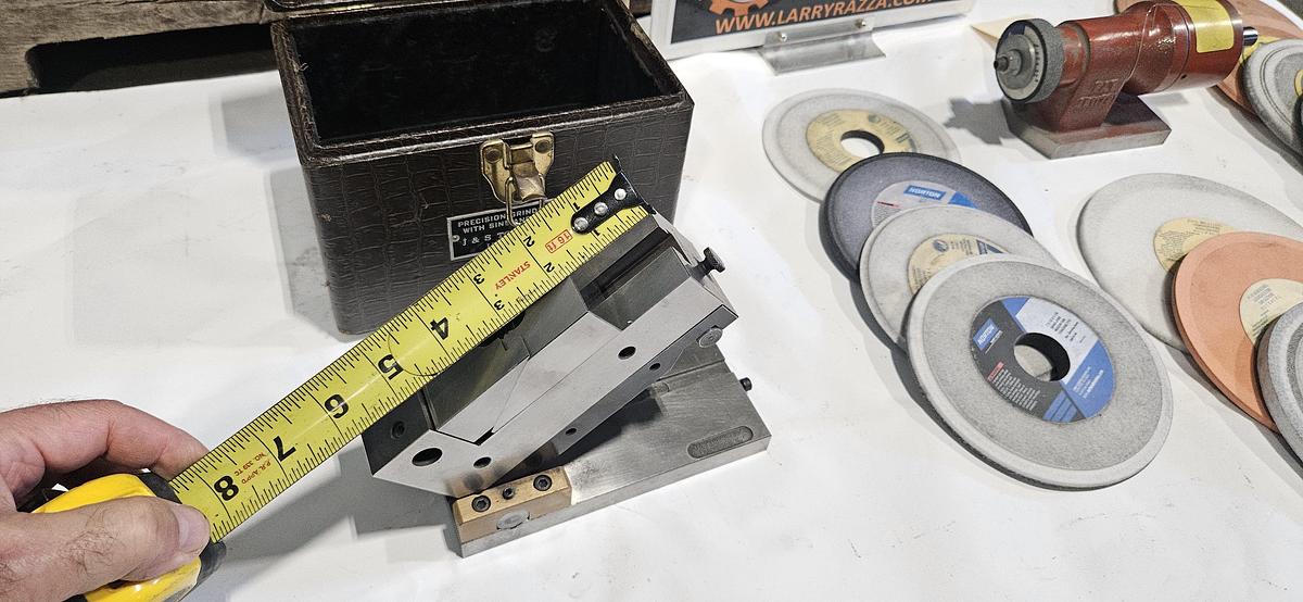Used MITSUI HIGH-TEC MSG-205MH 6" × 18" PRECISION SURFACE GRINDER – FAGOR 2-AXIS DRO – WALKER CERAMAX MAGNETIC CHUCK – PRECISION SINE VISE – EXTRA WHEELS, HUBS & TOOLING – 220V 3 PHASE – TESTED & RUNNING
