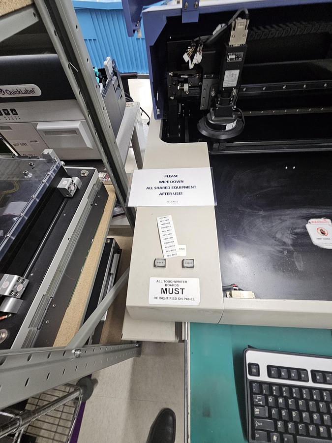 Used MIRTEC MV-2HTL Desktop AOI Vision Inspection System – 2006  Offline PCB Inspection • Tested & Running • Complete Workstation