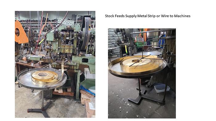 Used 30" Motorized Material Stock Reel 110 Volts