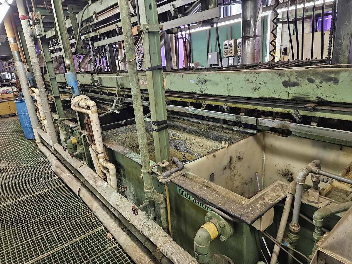Used Udylite Cyclemaster 36-ft Automation Plating Line Machine