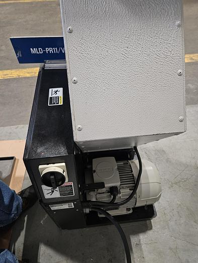 Used Rapid Model 150-21 Plastic Grinder Granulator 6 x 8 inch Throat 3 HP 220V 3Phase