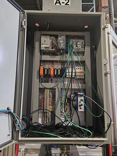 Used  AES Robotic Custom Packaging Machine Automated Robot Packaging with Conveyor