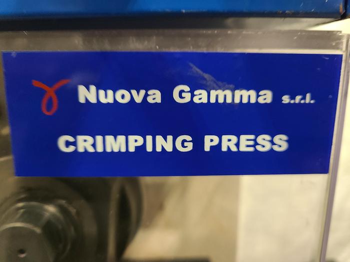 Used Nuova Gamma Crimping Press for Electronic Wire Assembly Termination