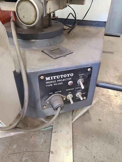 Used Mitutoyo PH 350 Optical Comparator 14 Inch